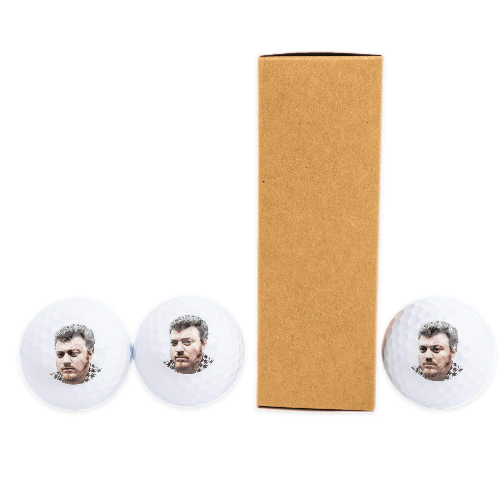 Custom Printed Golf Balls, Sleeve of 3 or One Dozen