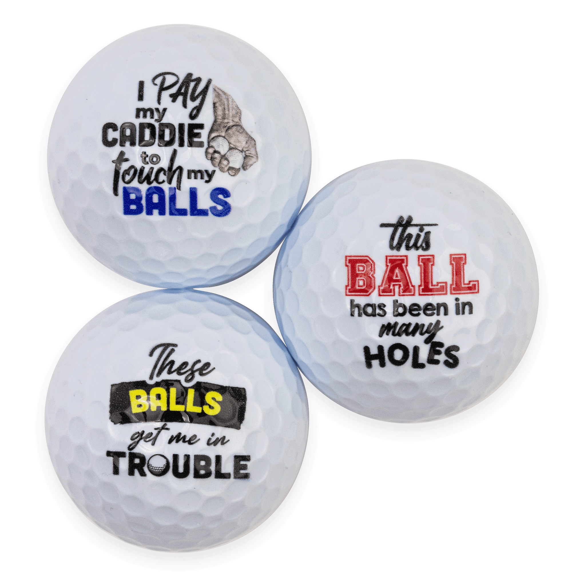 Naughty Balls, Funny Golf Balls, Novelty Golf Balls