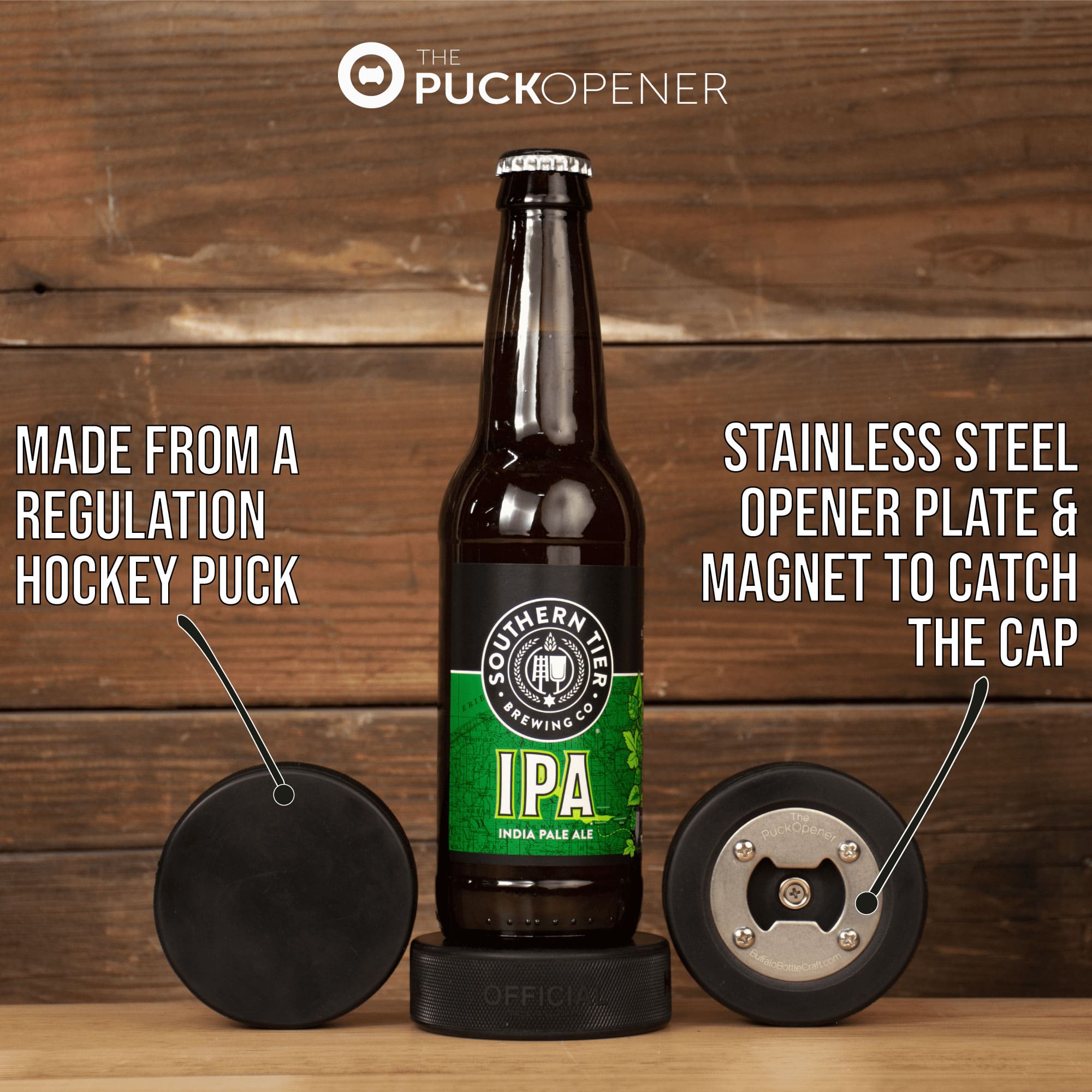 Minnesota Wild, Hockey Puck Bottle Opener