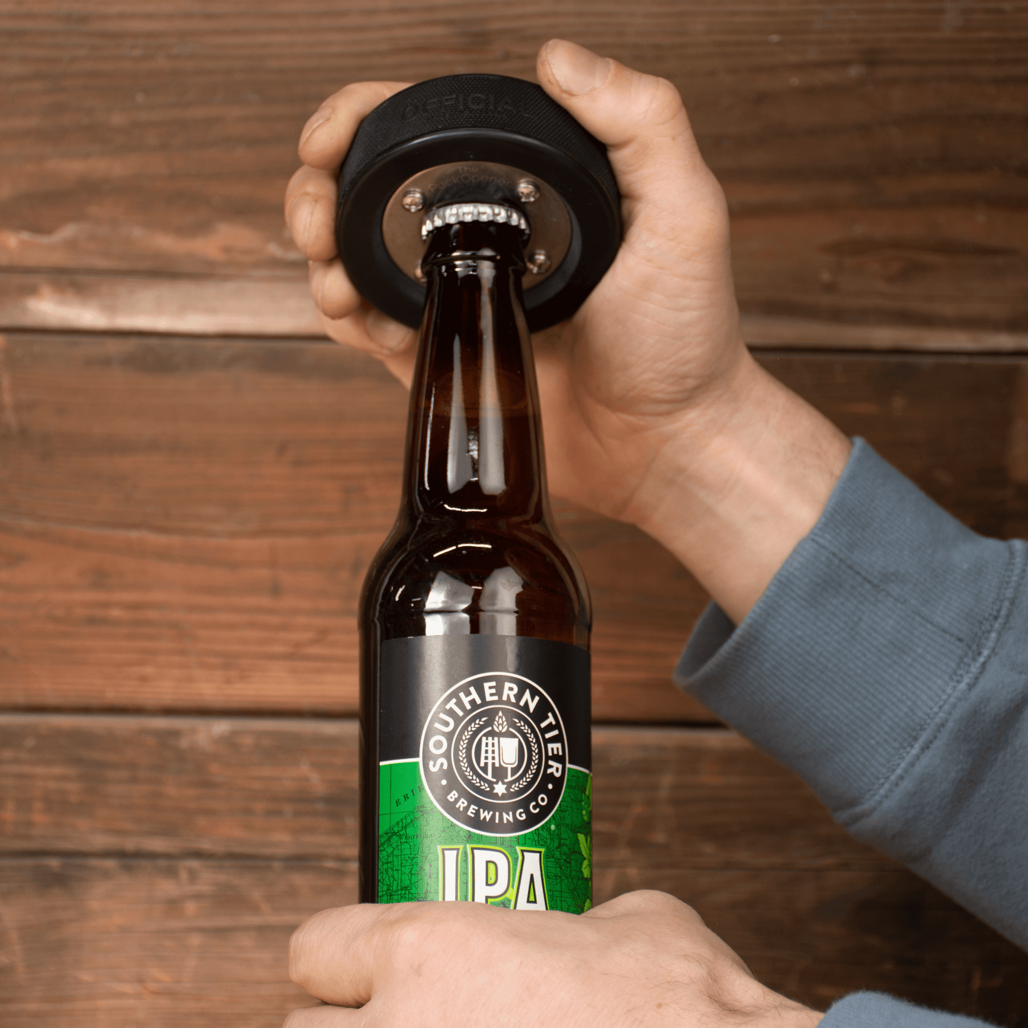 PuckOpener, made from Customer Supplied Pucks