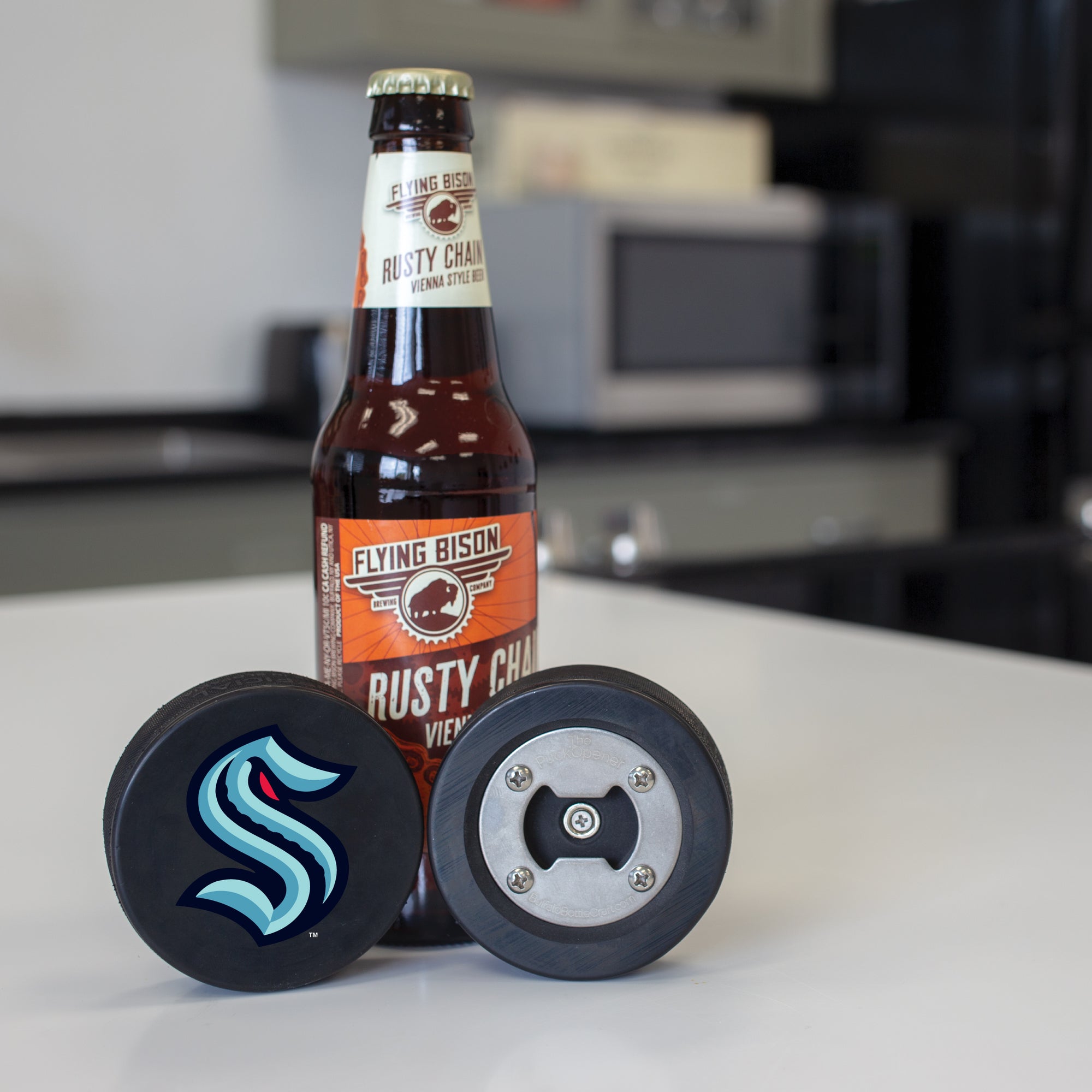 Seattle Kraken, Hockey Puck Bottle Opener