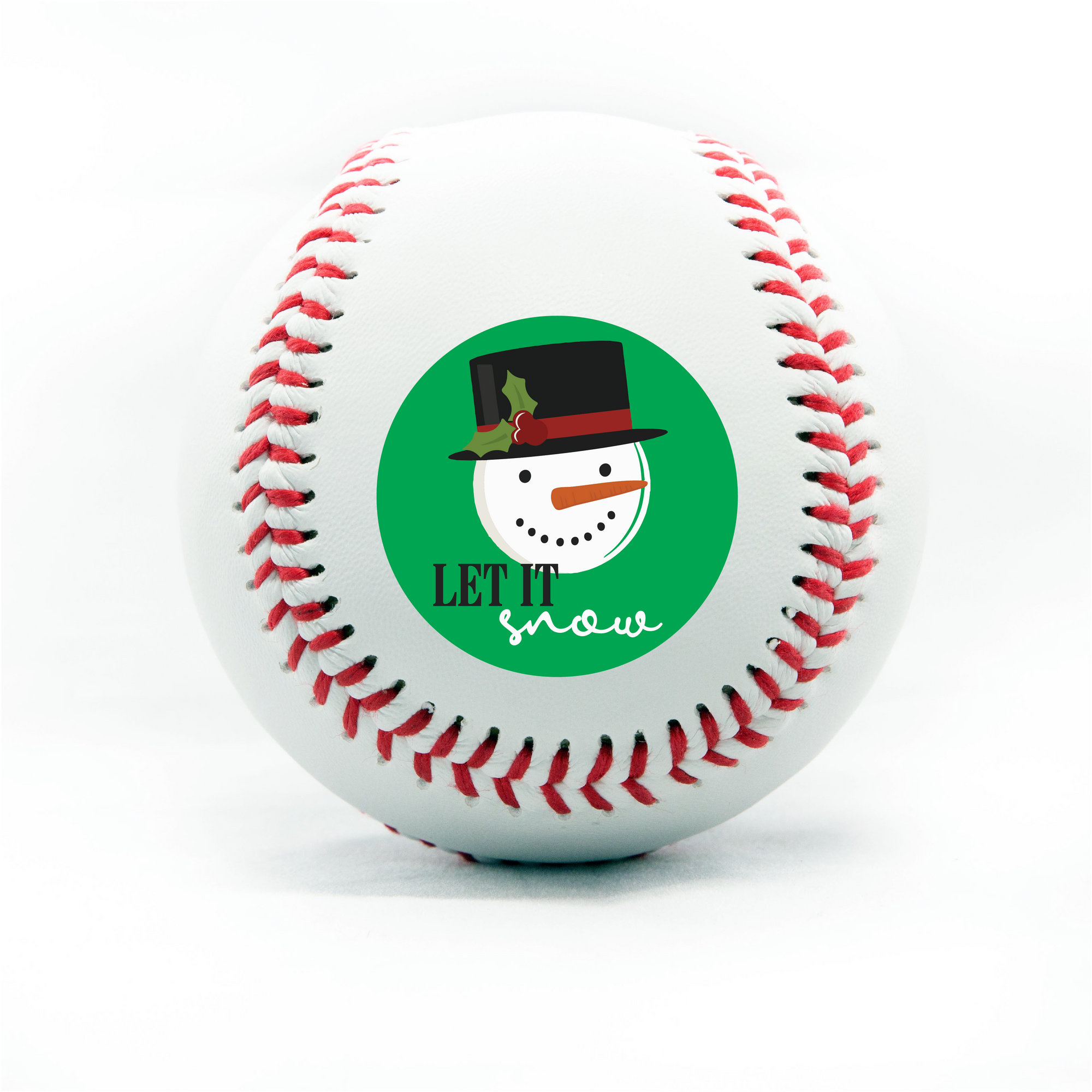 Merry Christmas, Printed Baseball