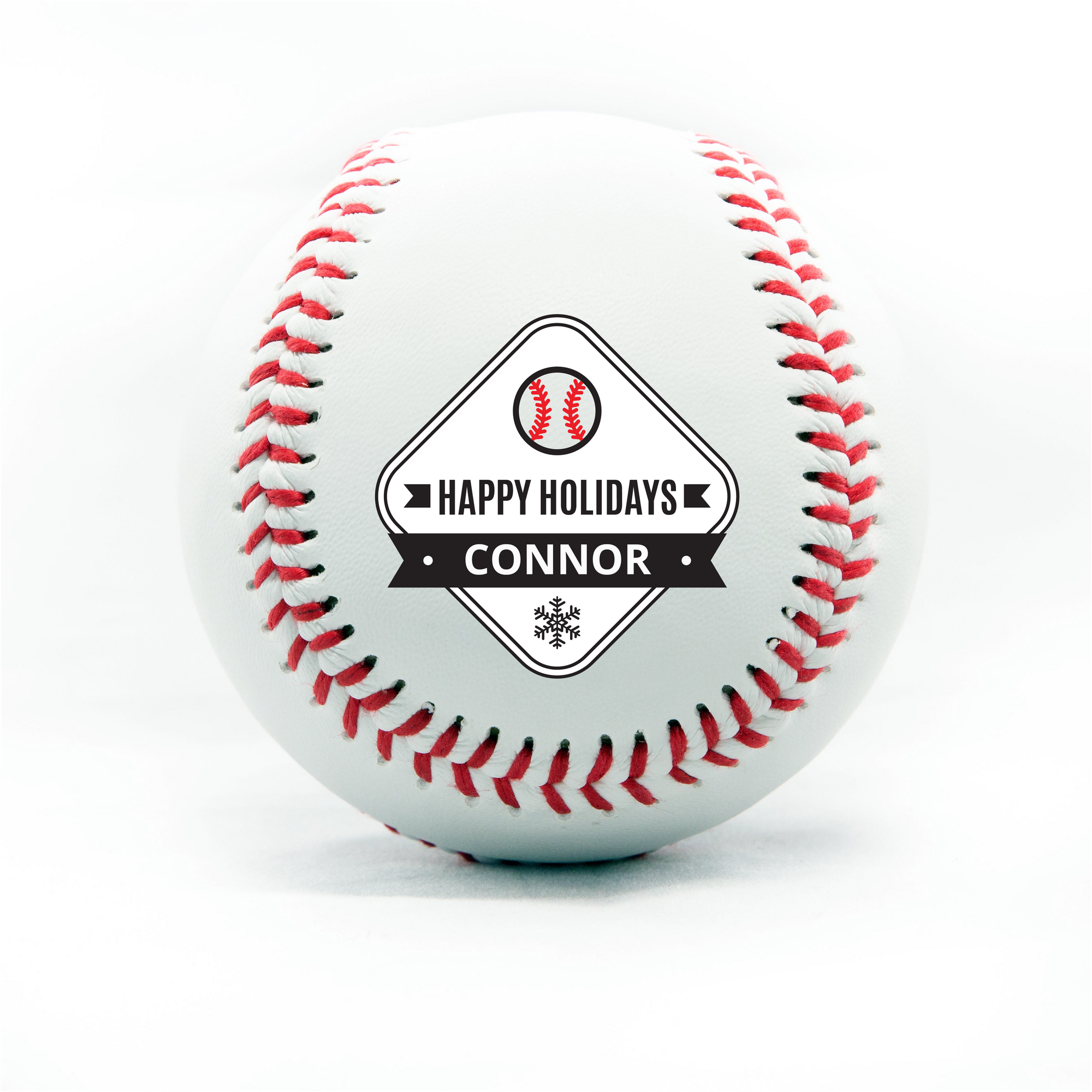 Merry Christmas, Printed Baseball