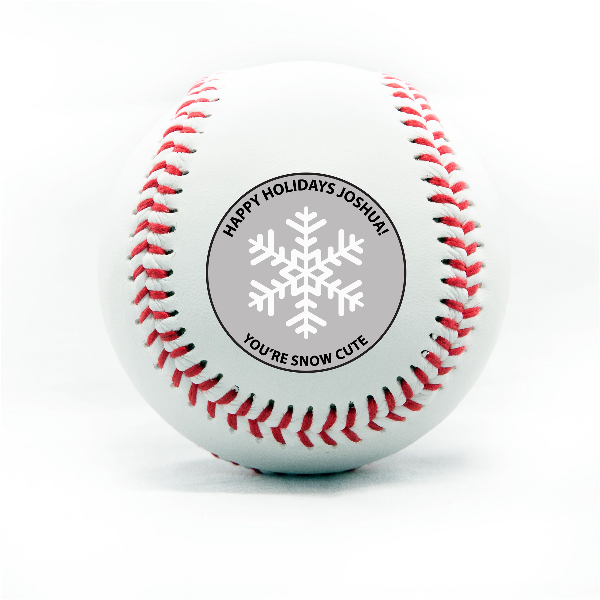 Merry Christmas, Printed Baseball