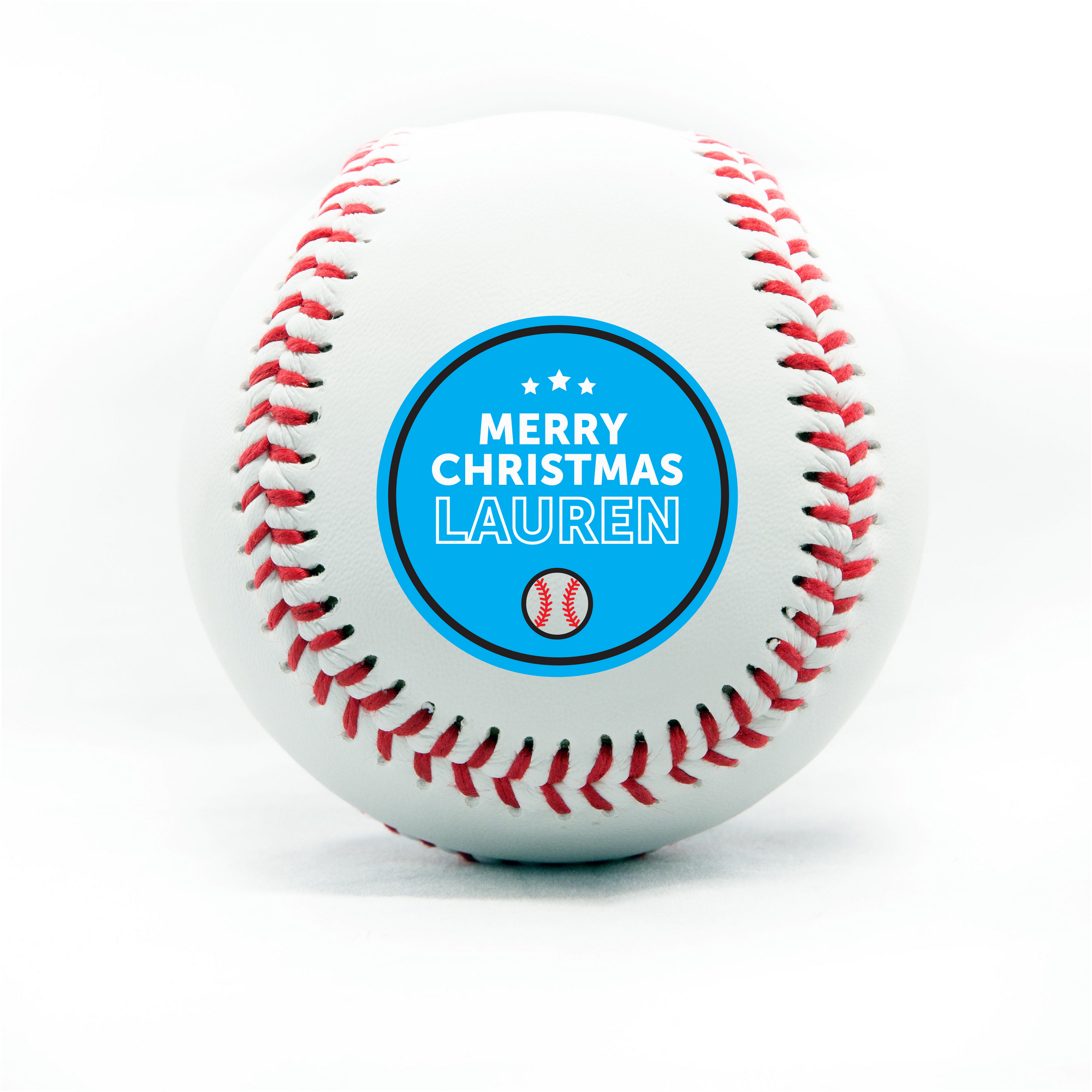 Merry Christmas, Printed Baseball