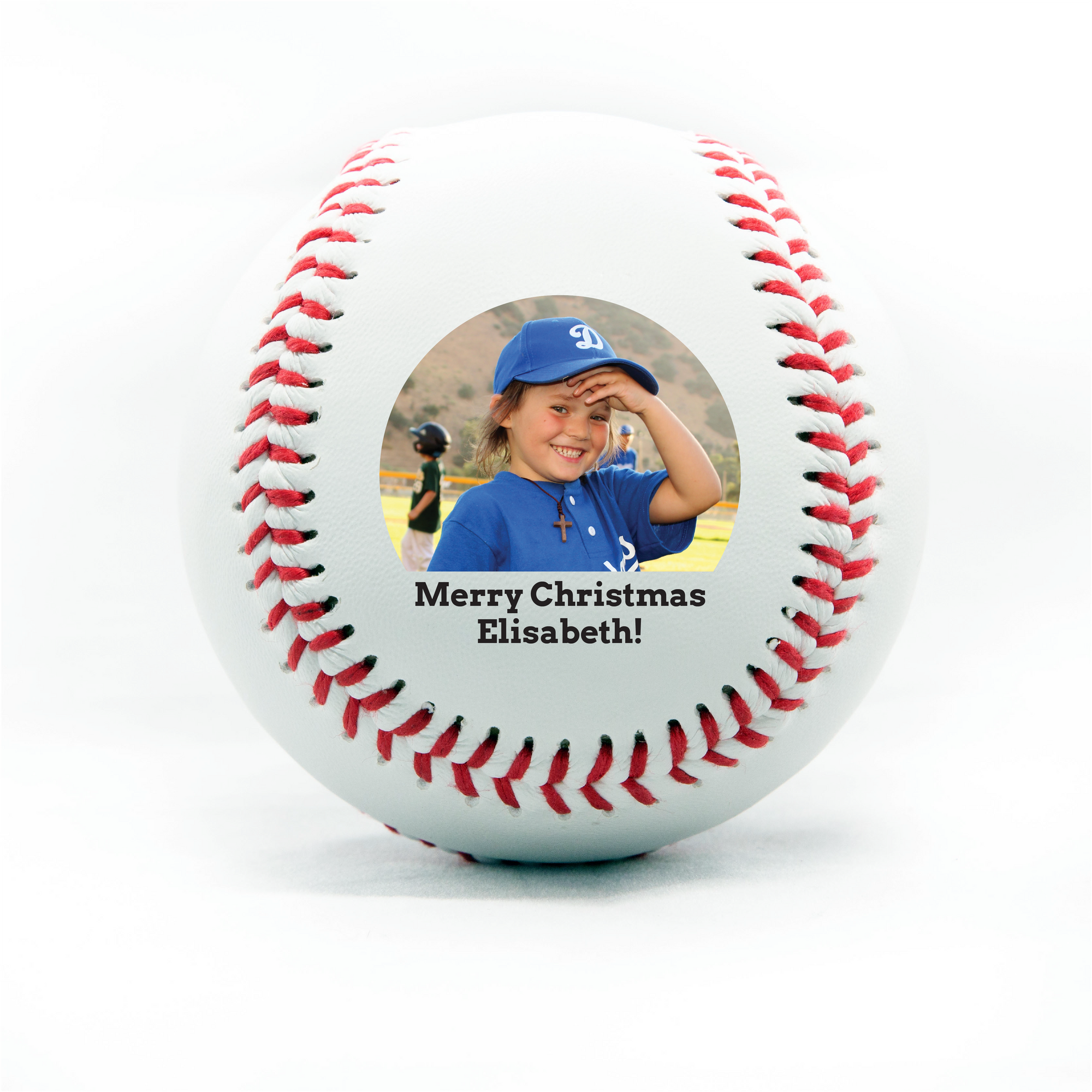 Merry Christmas, Printed Baseball