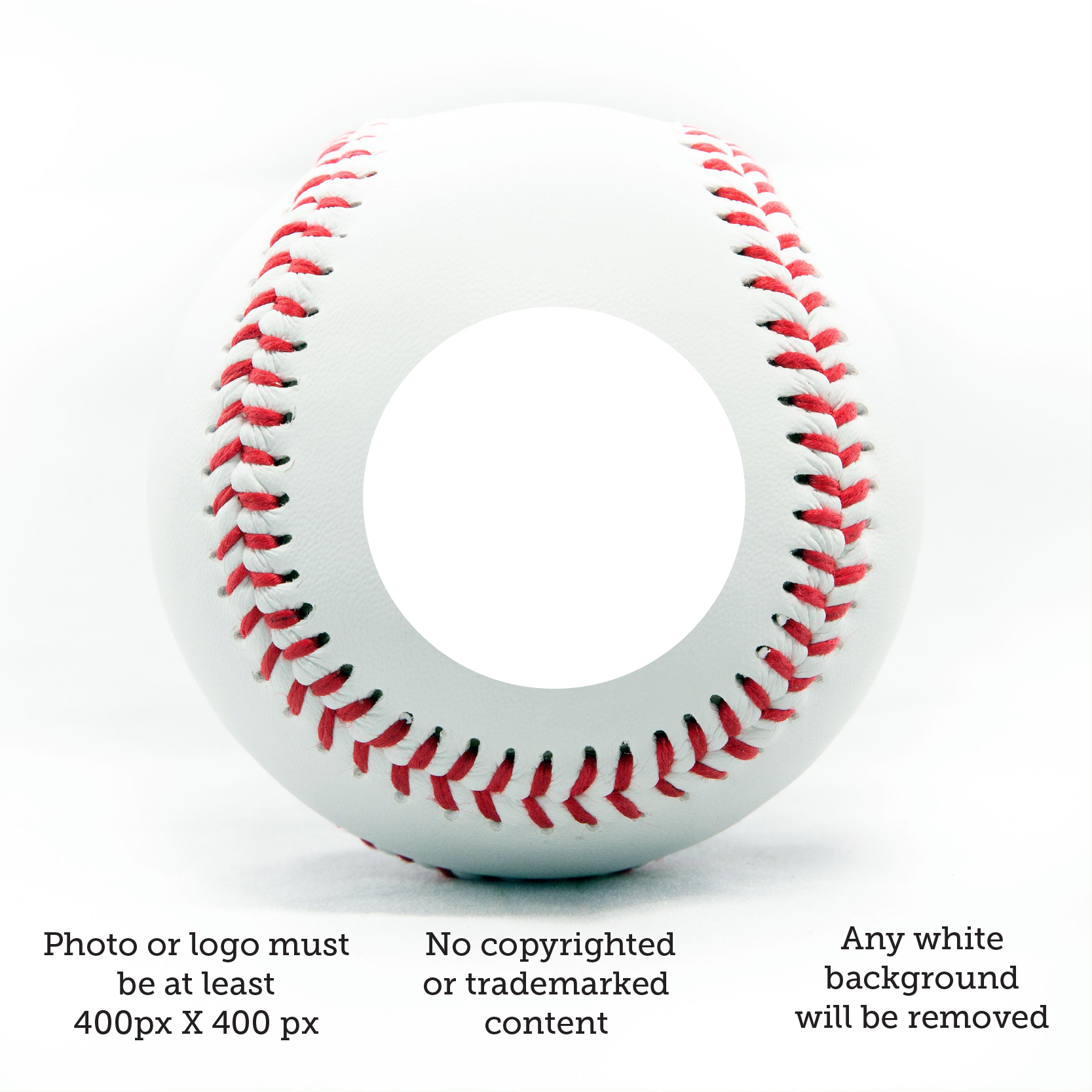 Merry Christmas, Printed Baseball