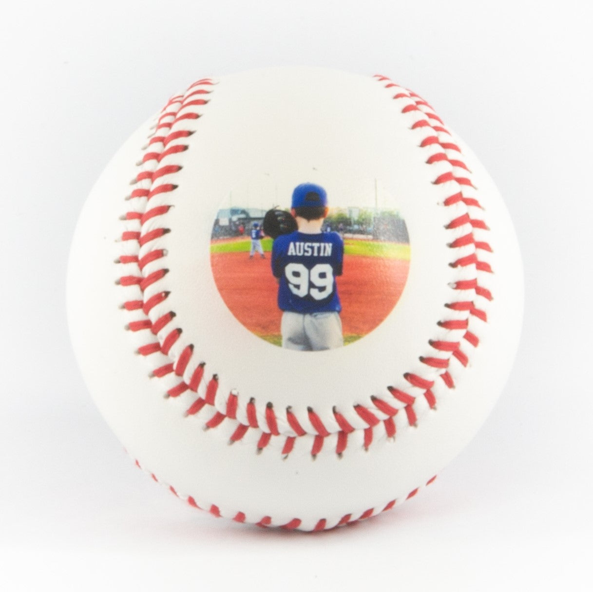 Printed Baseball with Custom Printed Photo