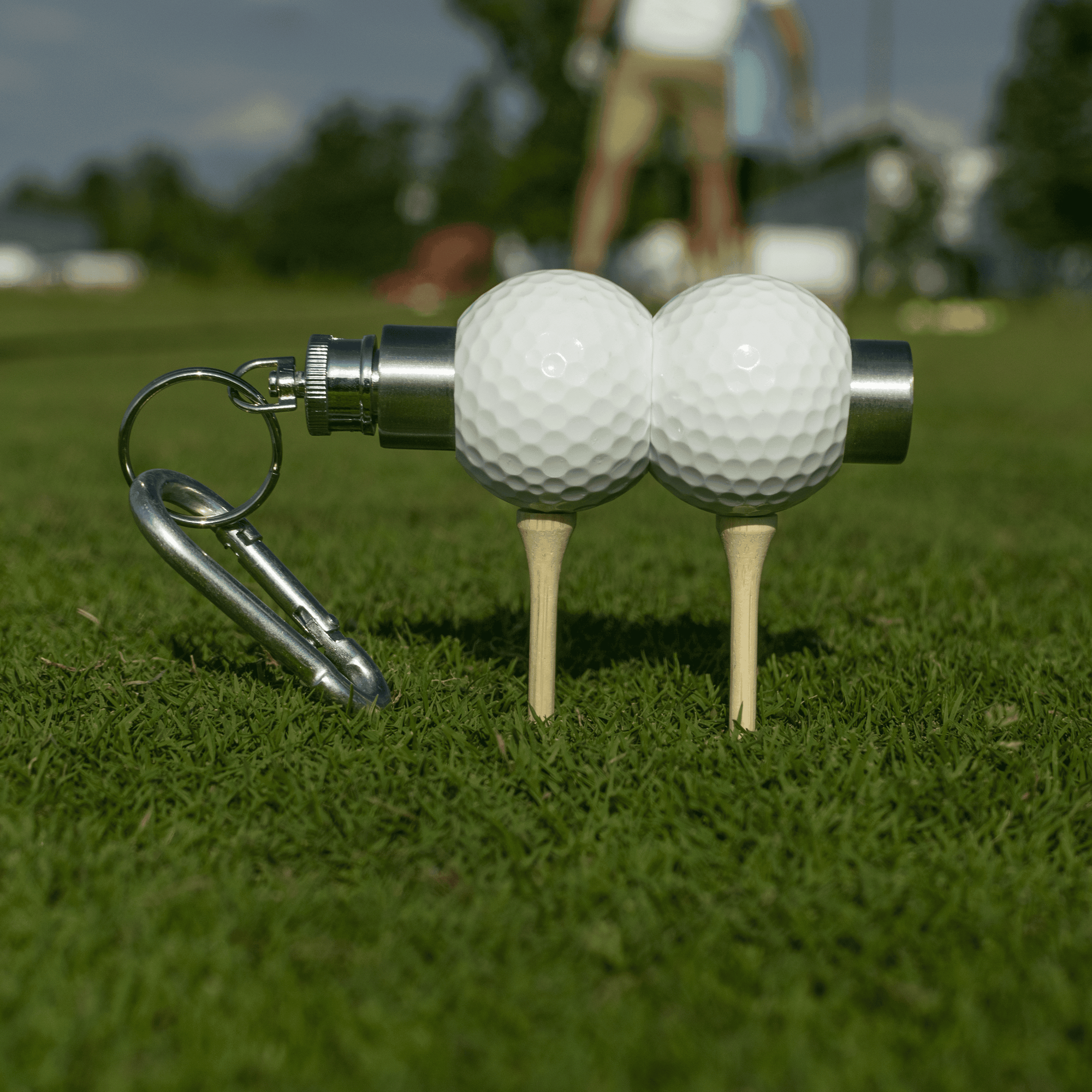 Golf Ball Flask, Keychain