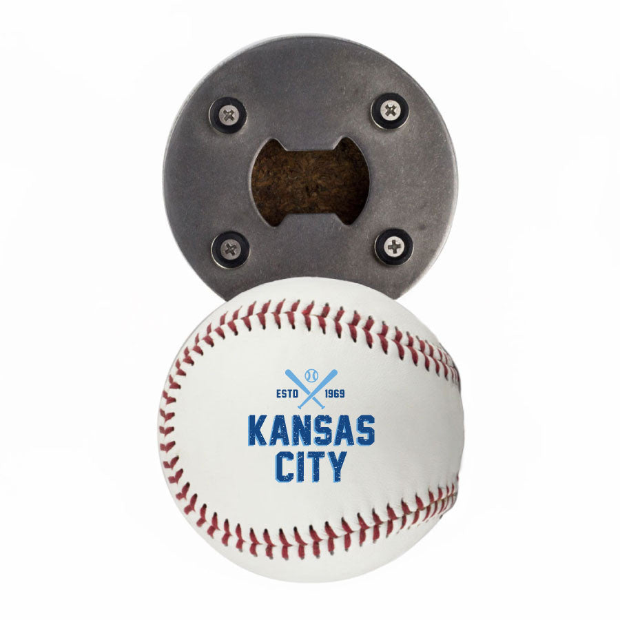 Kansas Baseball Bottle Opener