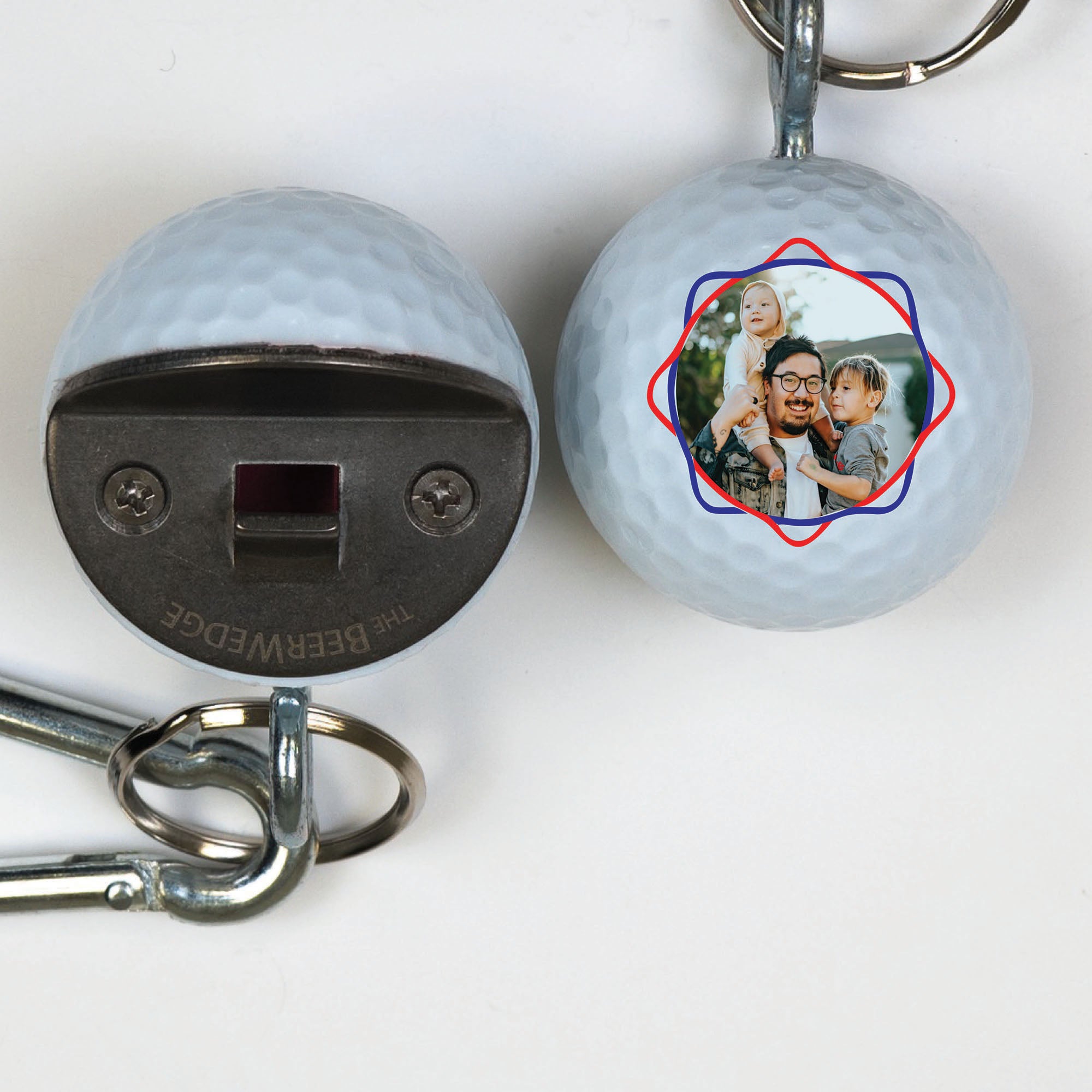 Golf Bottle Opener with Photo Design