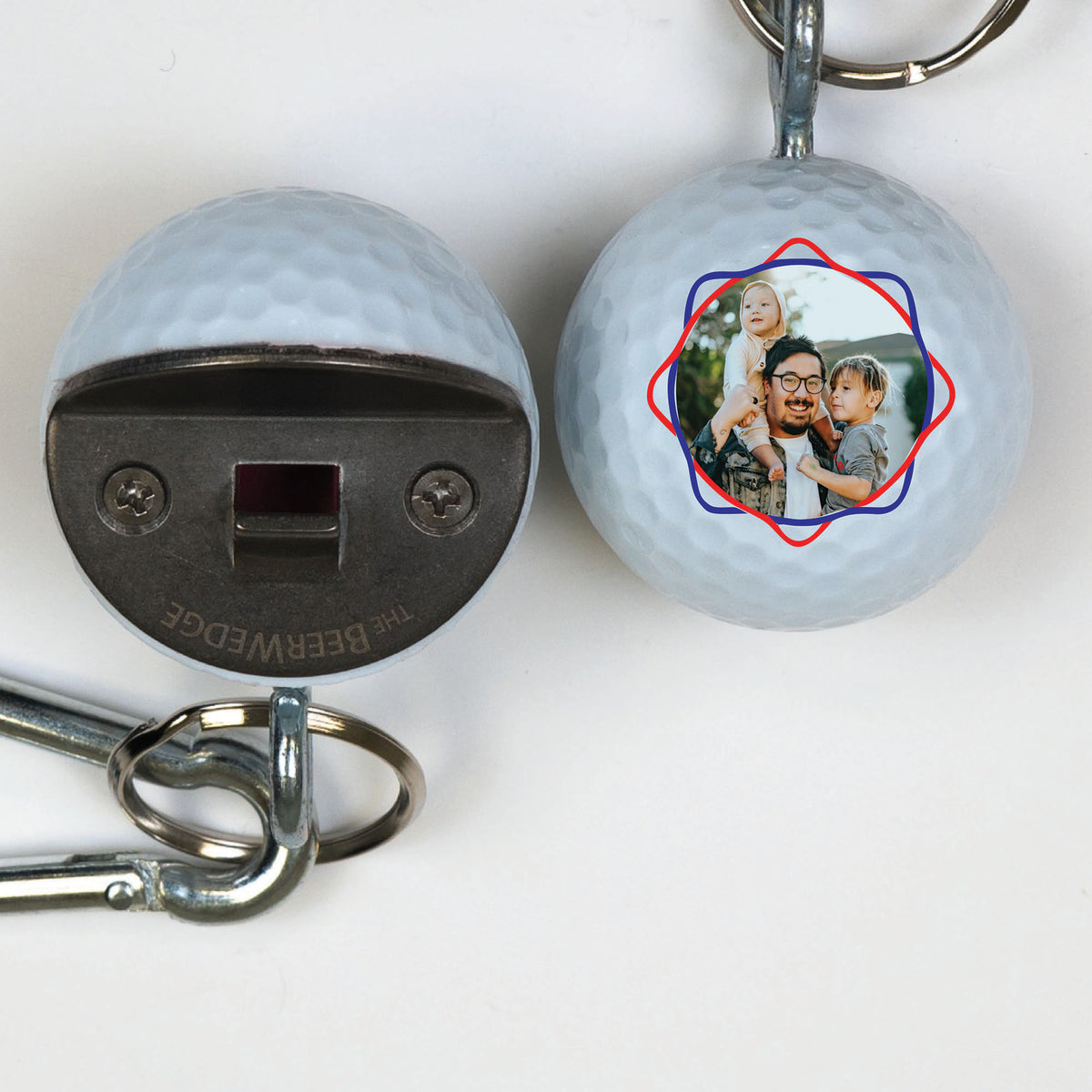 Golf Bottle Opener with Photo Design