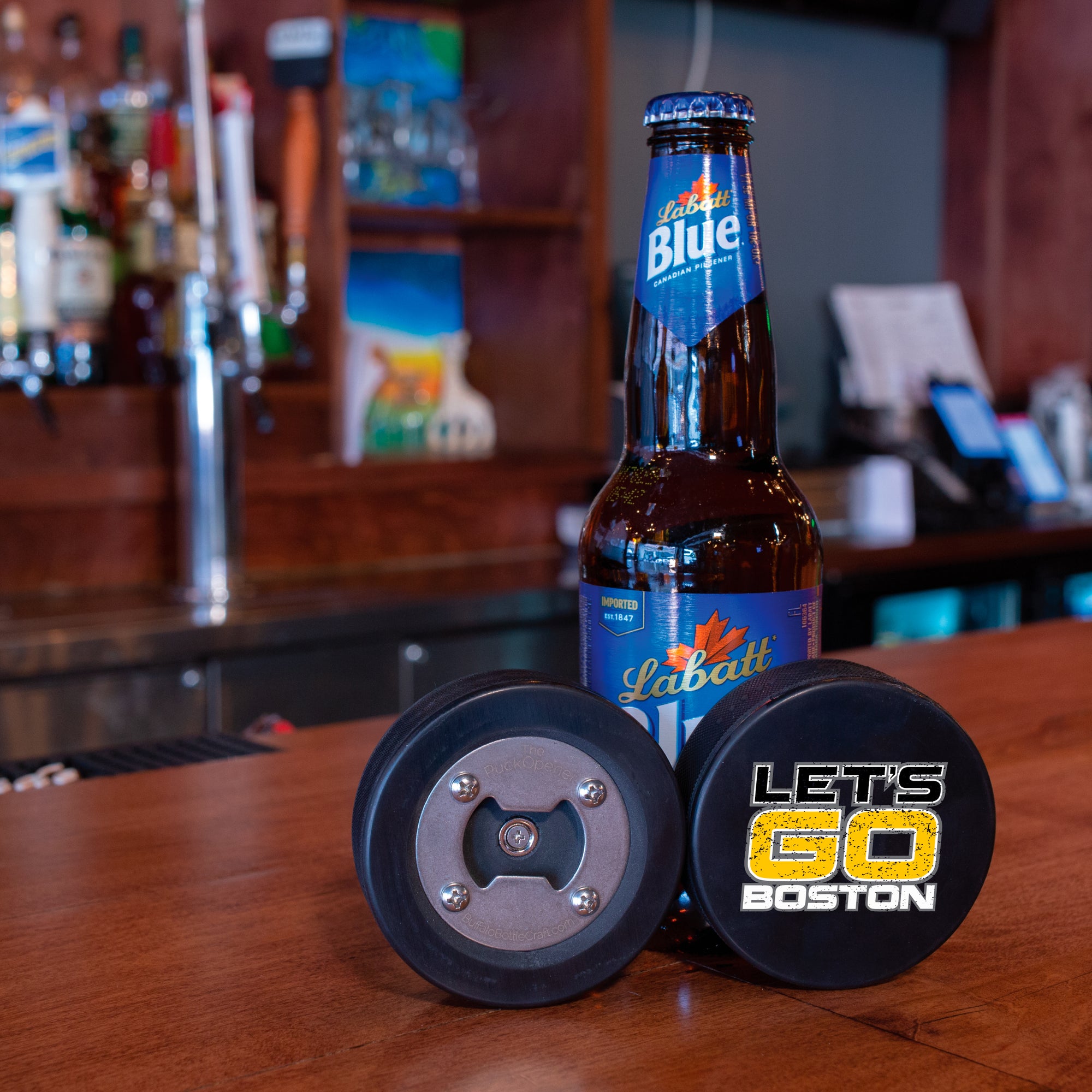 The PuckOpener LET'S GO BOSTON