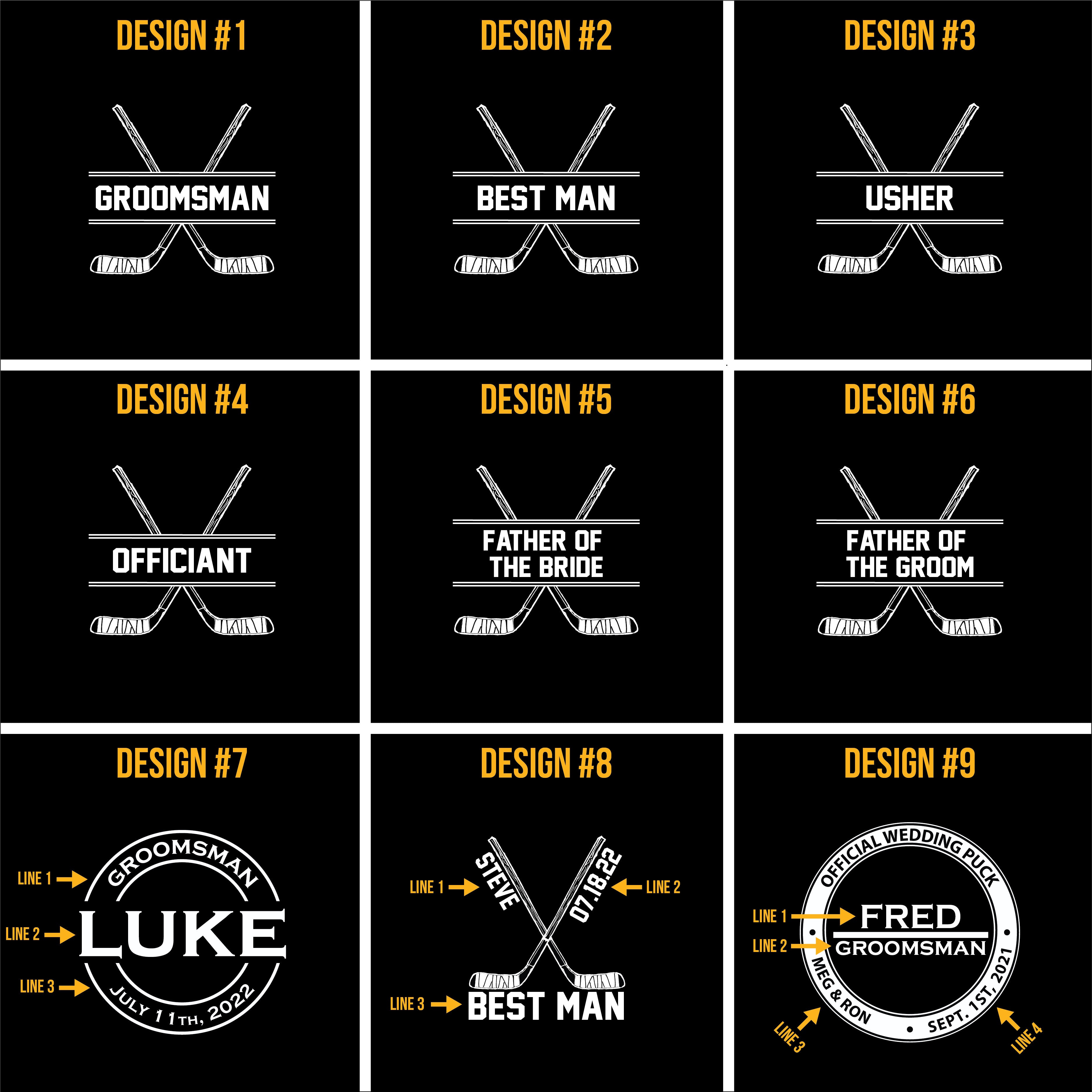 Design Grid with Designs 1-9