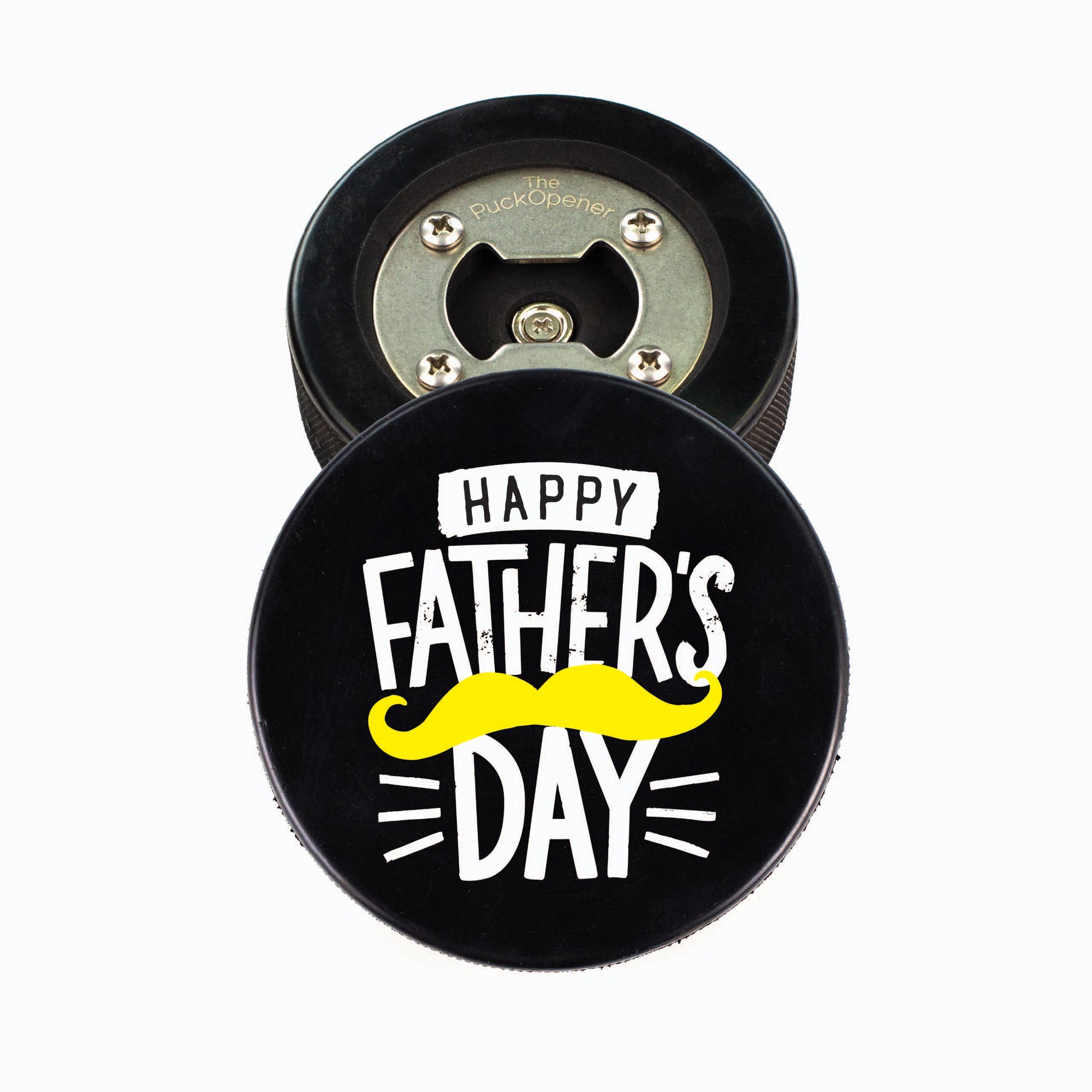 Hockey Puck Bottle Opener, Papa Bear Personalize