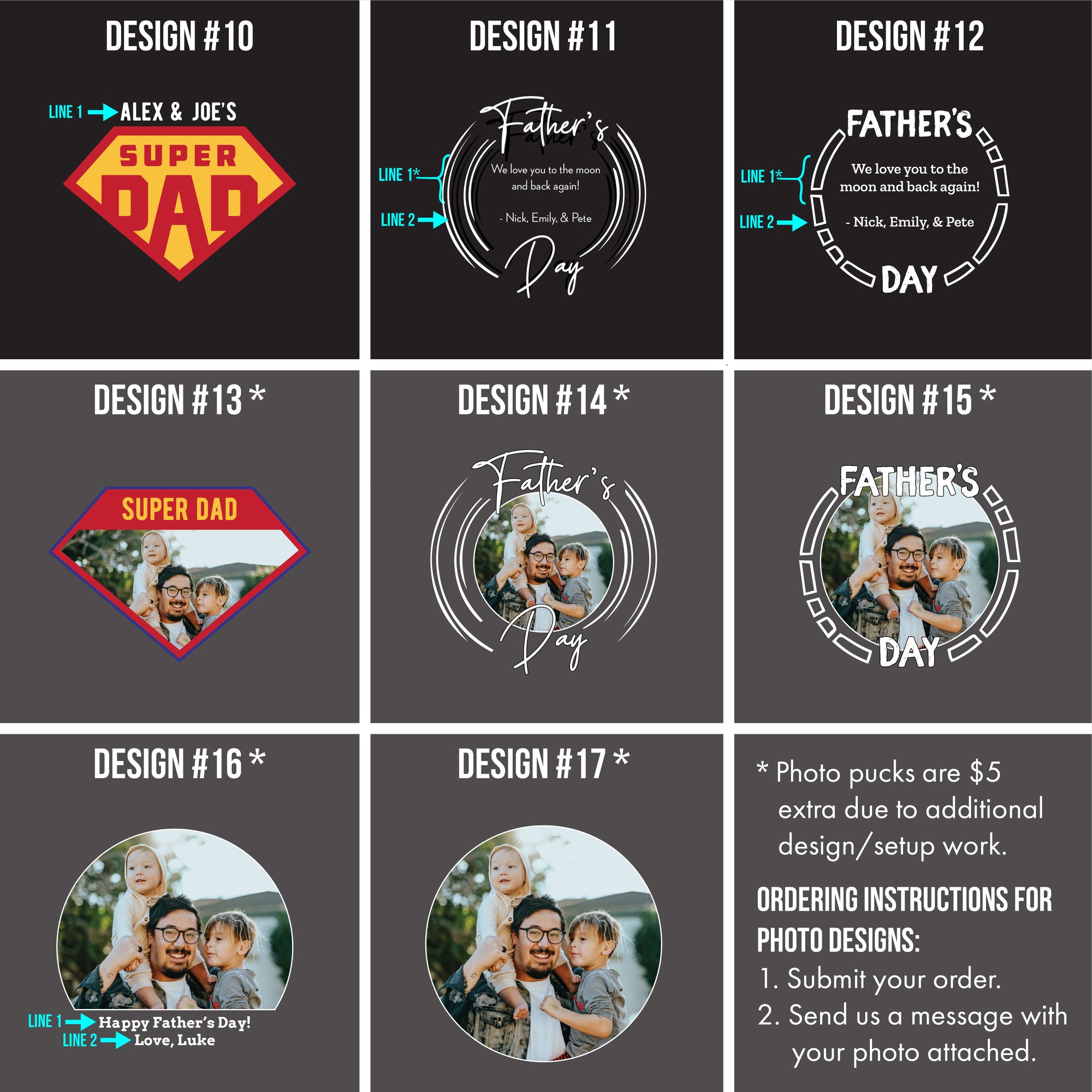 Hockey Puck Bottle Opener, Best Dad Ever Hockey Sticks