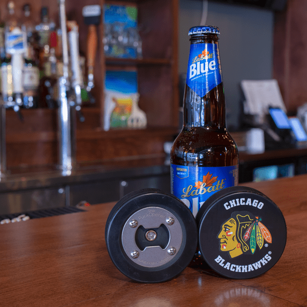 Chicago Blackhawks, Hockey Puck Bottle Opener