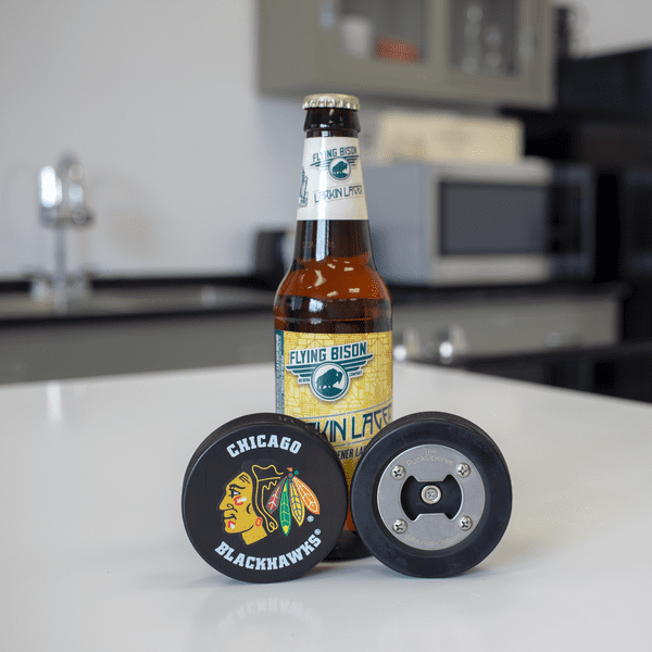Chicago Blackhawks, Hockey Puck Bottle Opener
