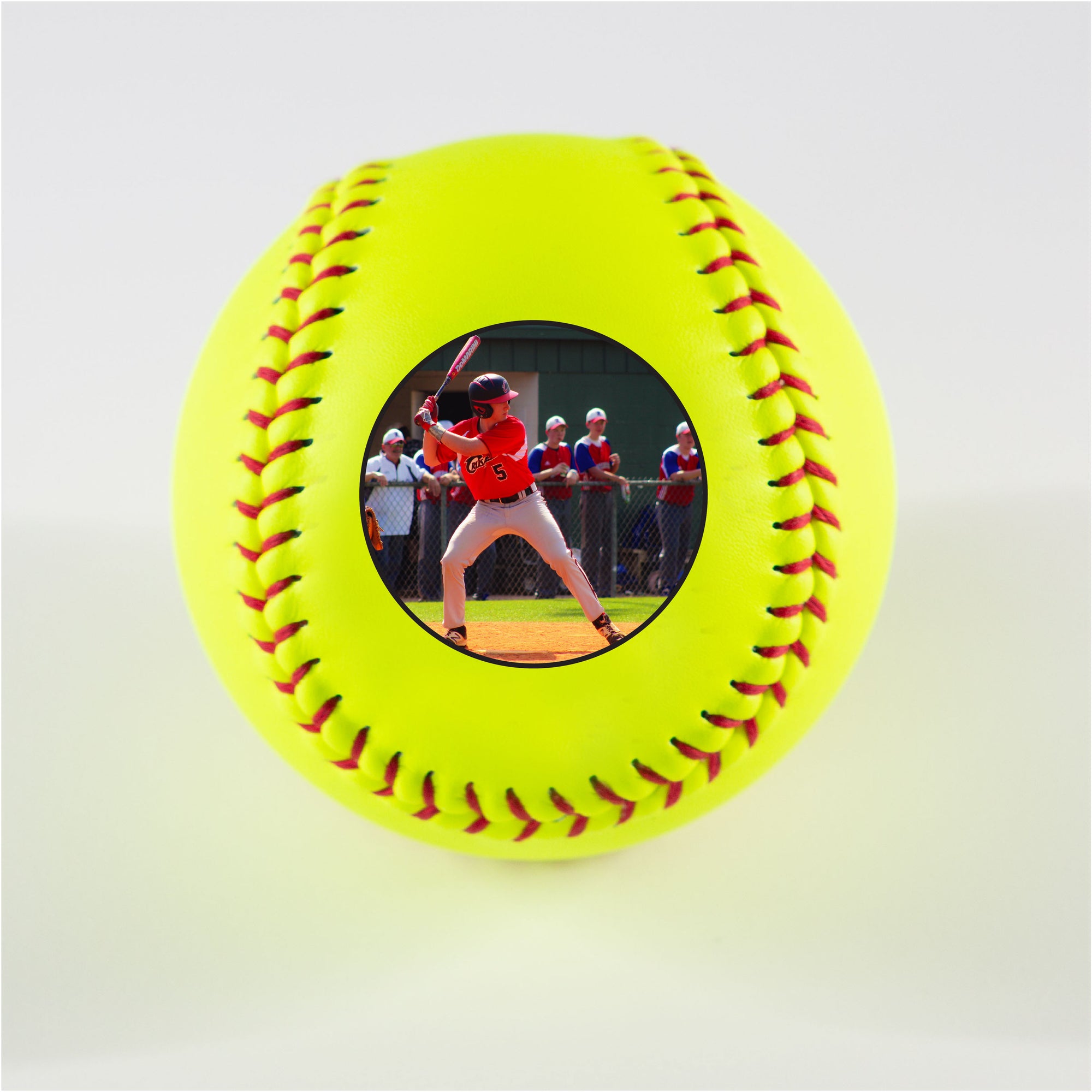 Printed Softball with Photo Design