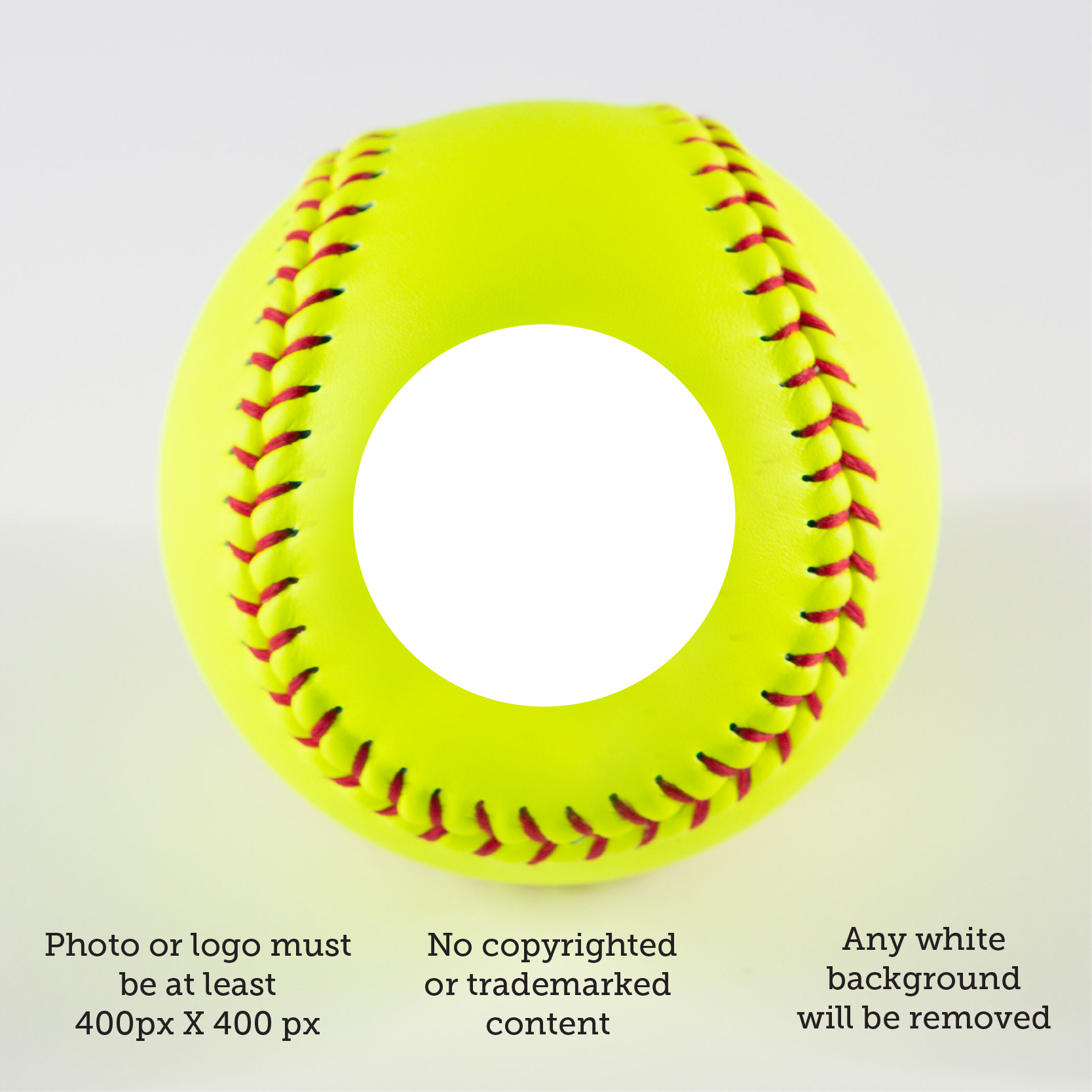 Happy Father's Day, Printed Softball