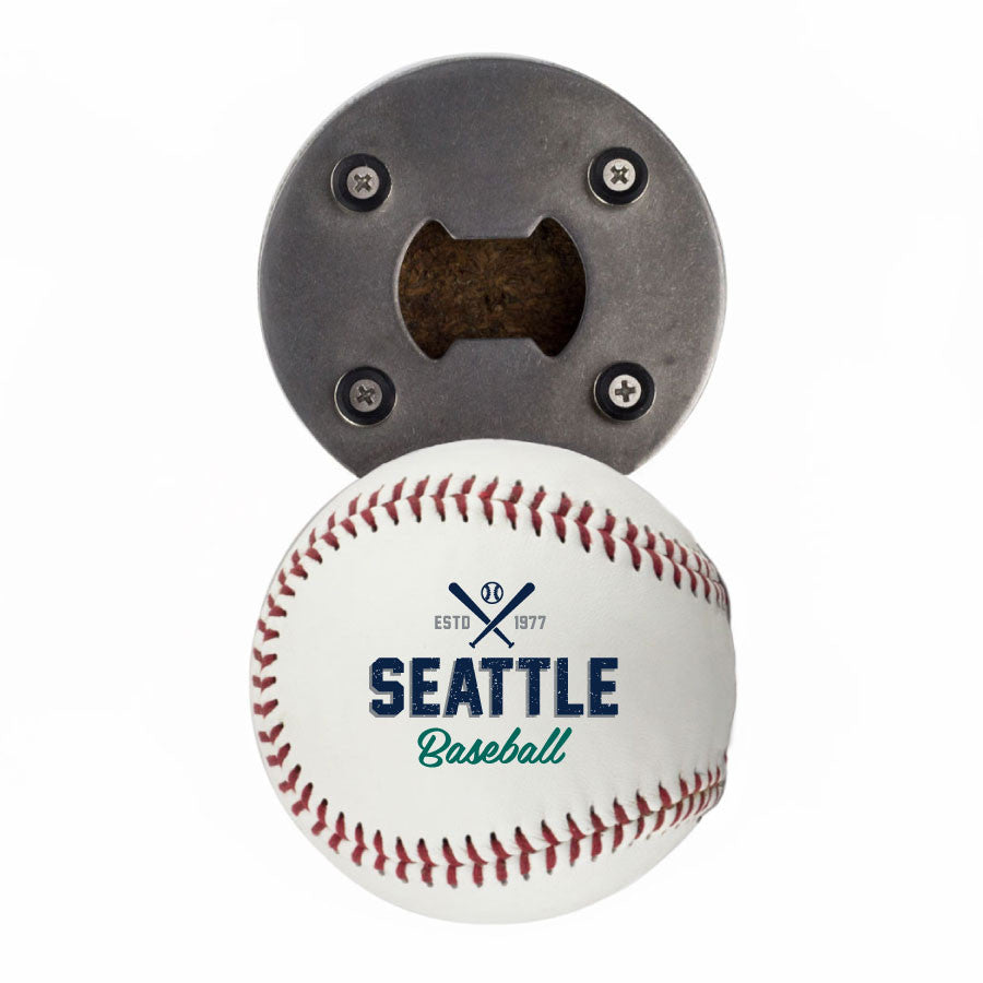 Seattle Baseball Bottle Opener