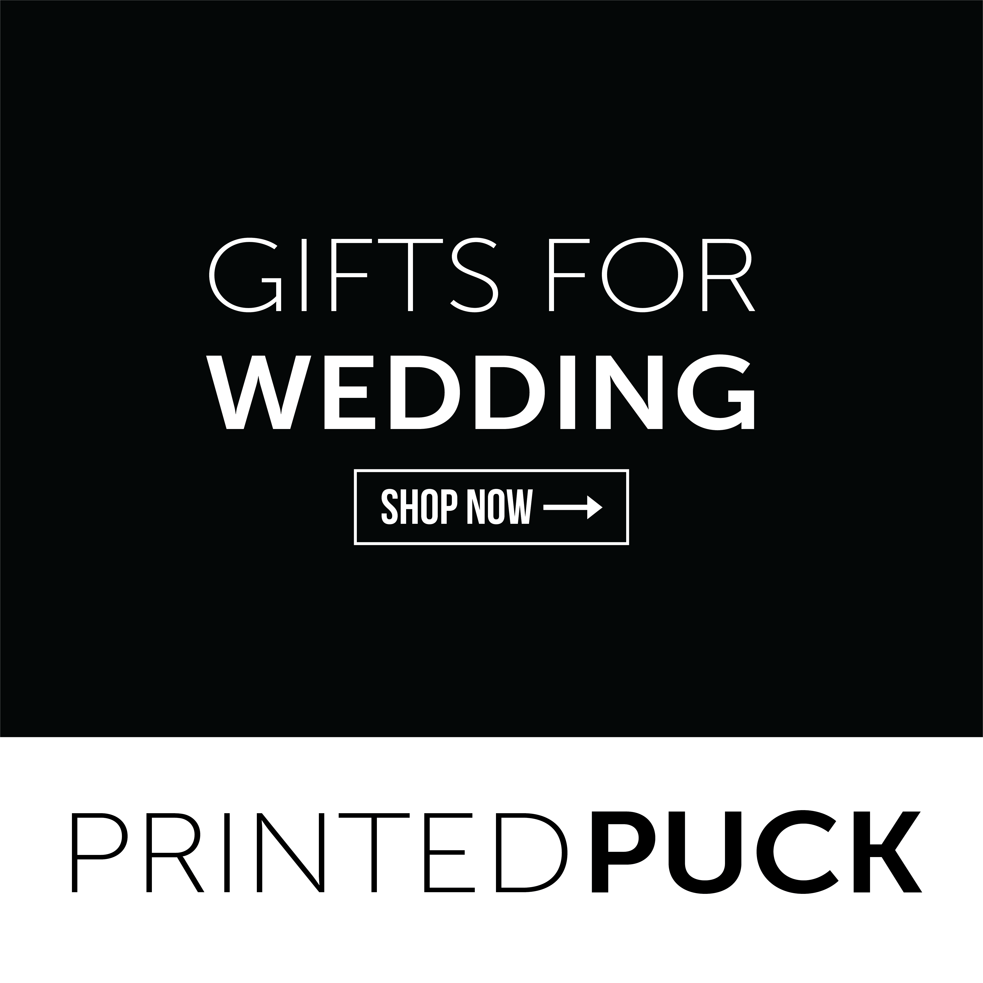 Wedding Collection, Printed Puck