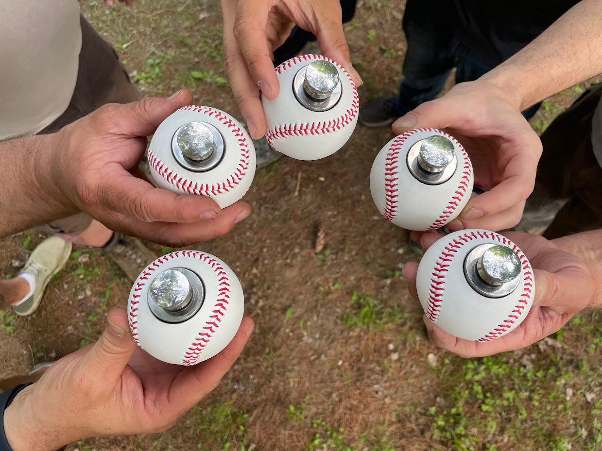 Baseball Flask, Made from a Real Baseball