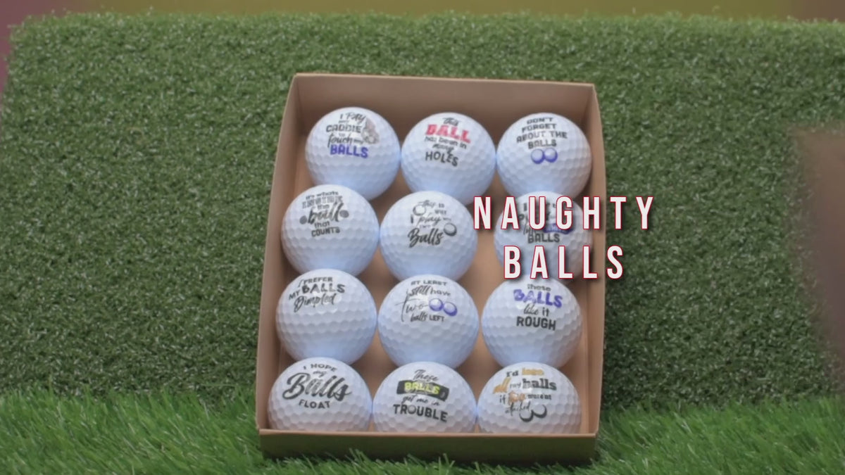 Naughty Balls, Novelty Golf Balls, Funny Golf Balls, Bachelor