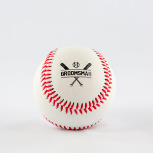 Printed Baseball with Groomsmen Design