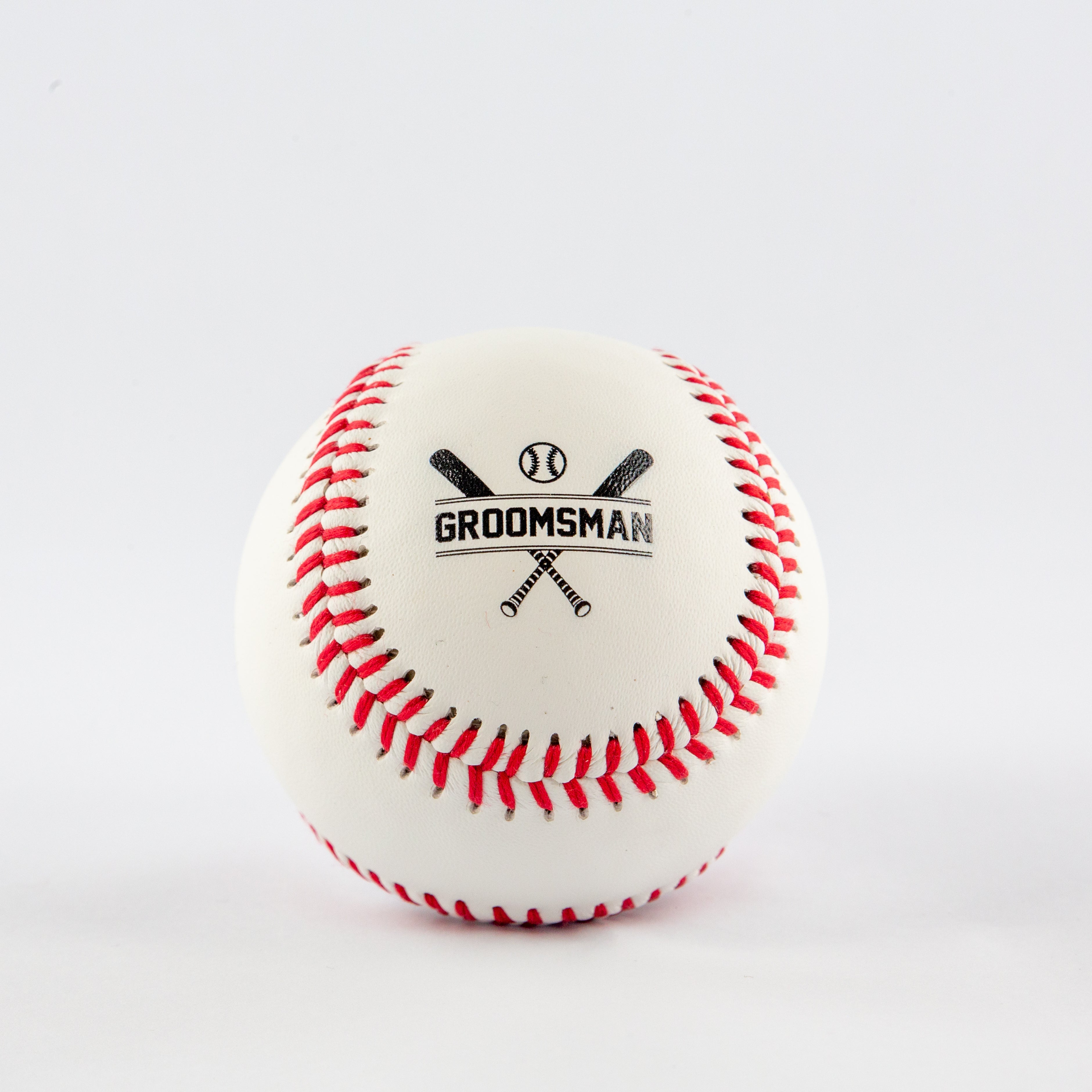 Printed Baseball with Groomsmen Design