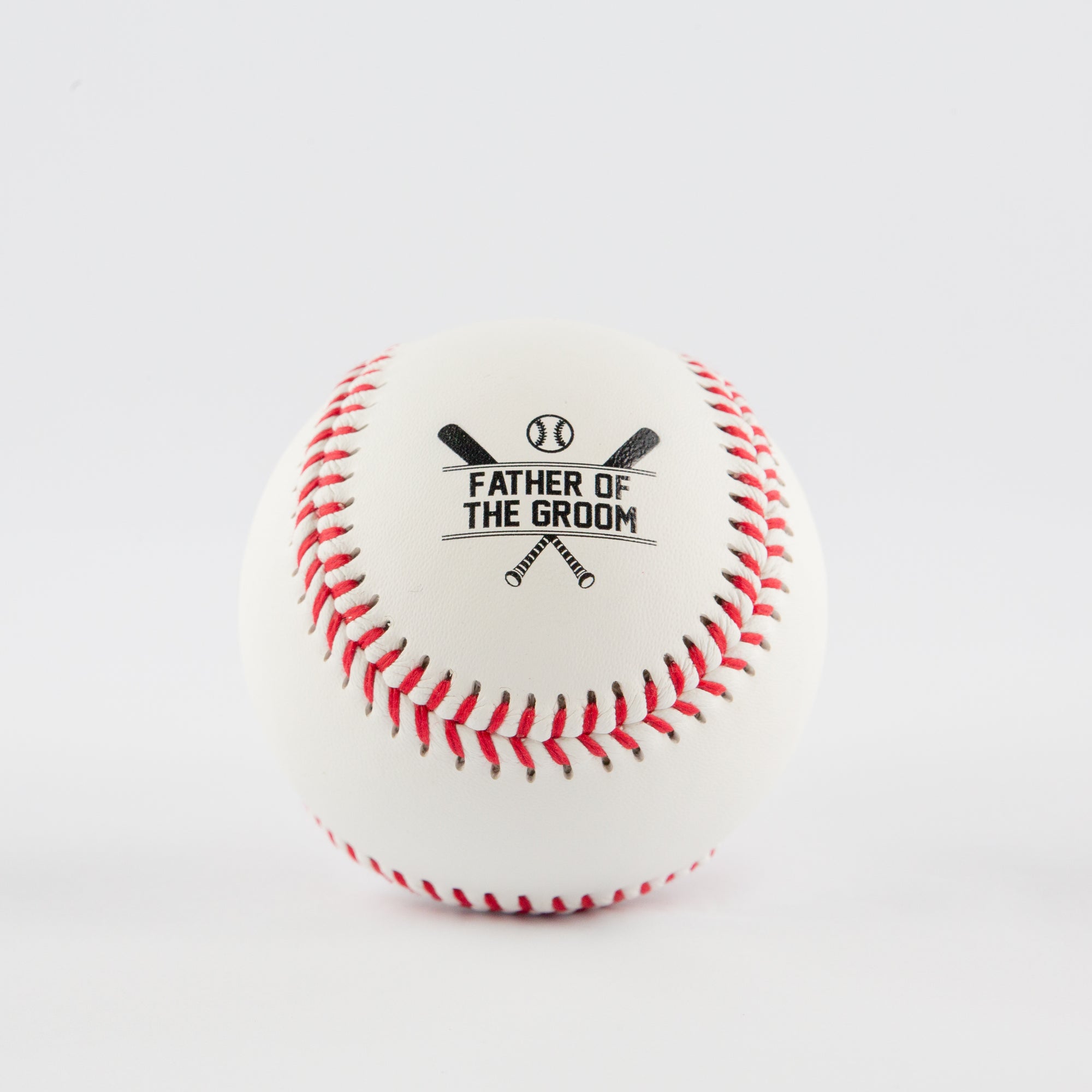 Printed Baseball with Father of the Groom Design