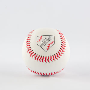 Printed Baseball with Home Plate Wedding Date, Wedding Party Role, Couple Name Design