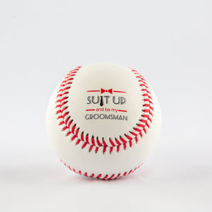 Printed Baseball with Suit Up Design