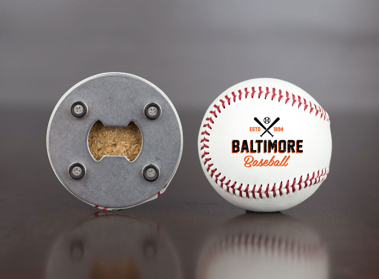 Baltimore Baseball Bottle Opener