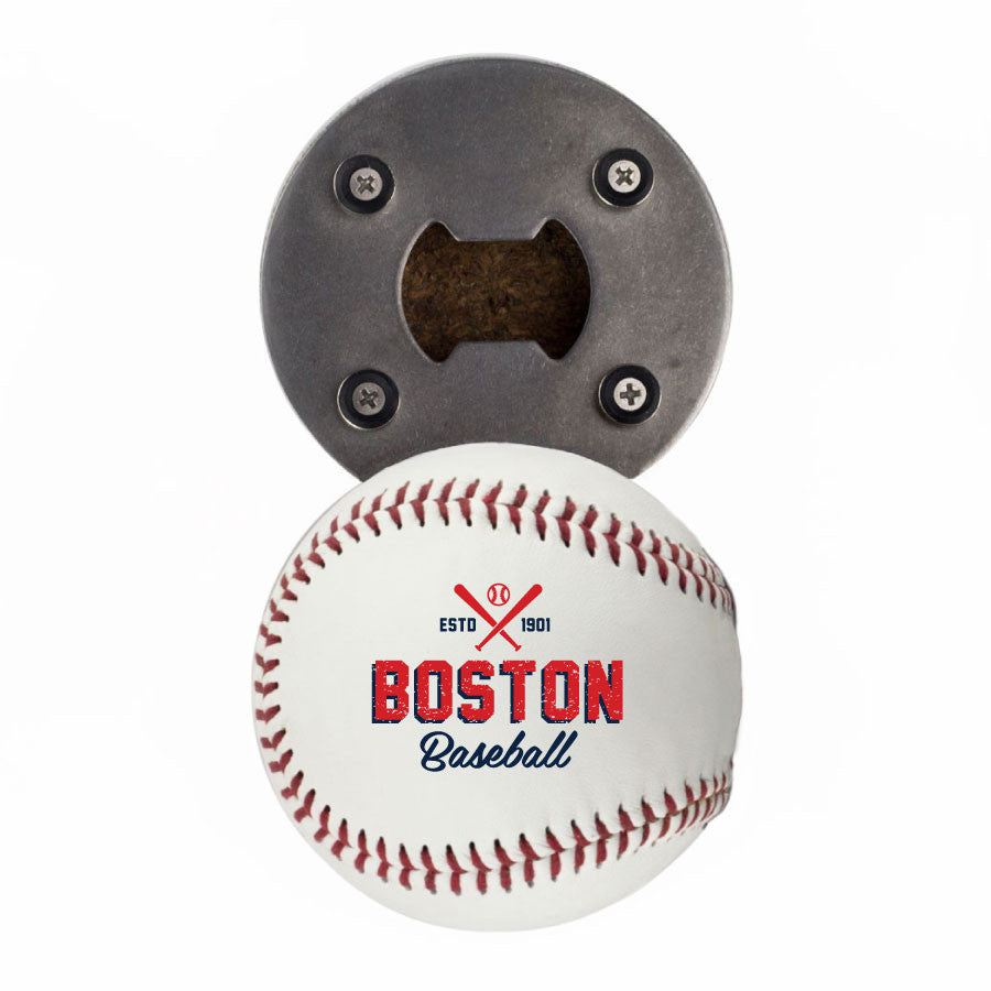 Boston Baseball Bottle Opener