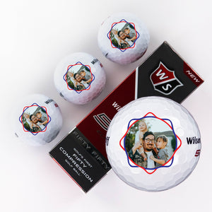 Printed Golf Ball with Photo Design
