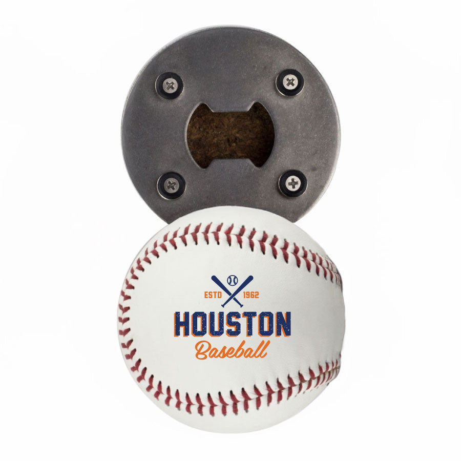 Houston Baseball Bottle Opener