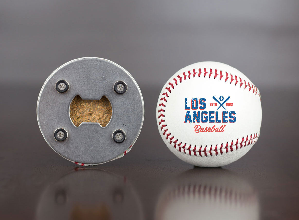 Los Angeles Baseball Bottle Opener