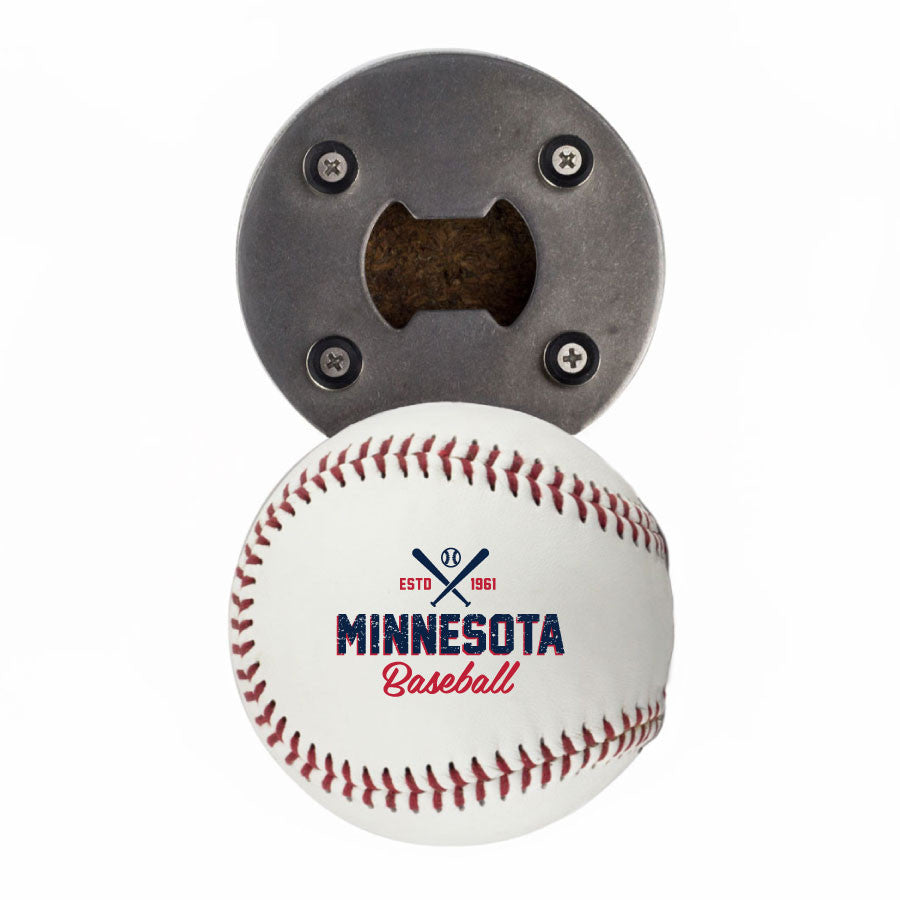 Minnesota Baseball Bottle Opener
