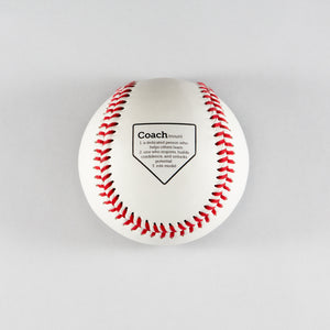 Printed Baseball with Coach Definition Design 