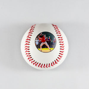 Printed Baseball with Photo Design 