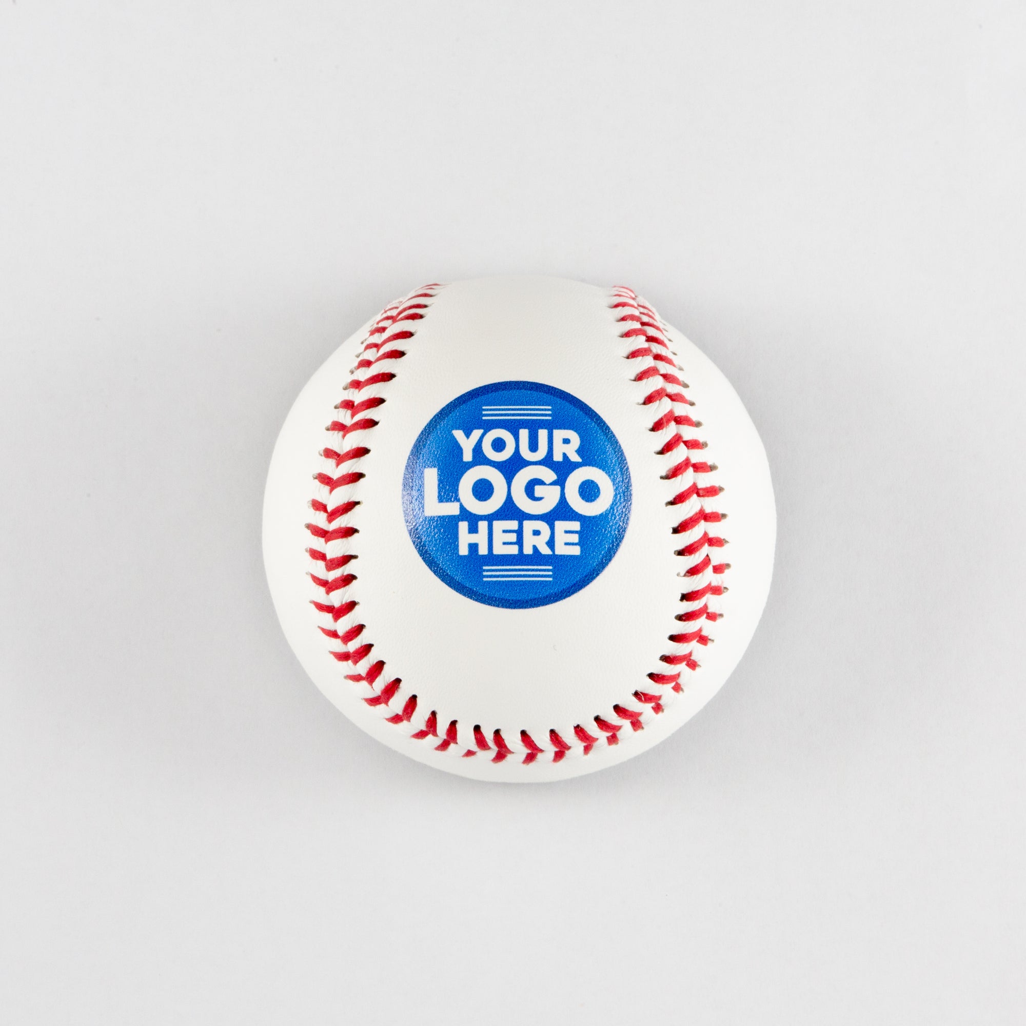 Printed Baseball with Your Logo Here Design 