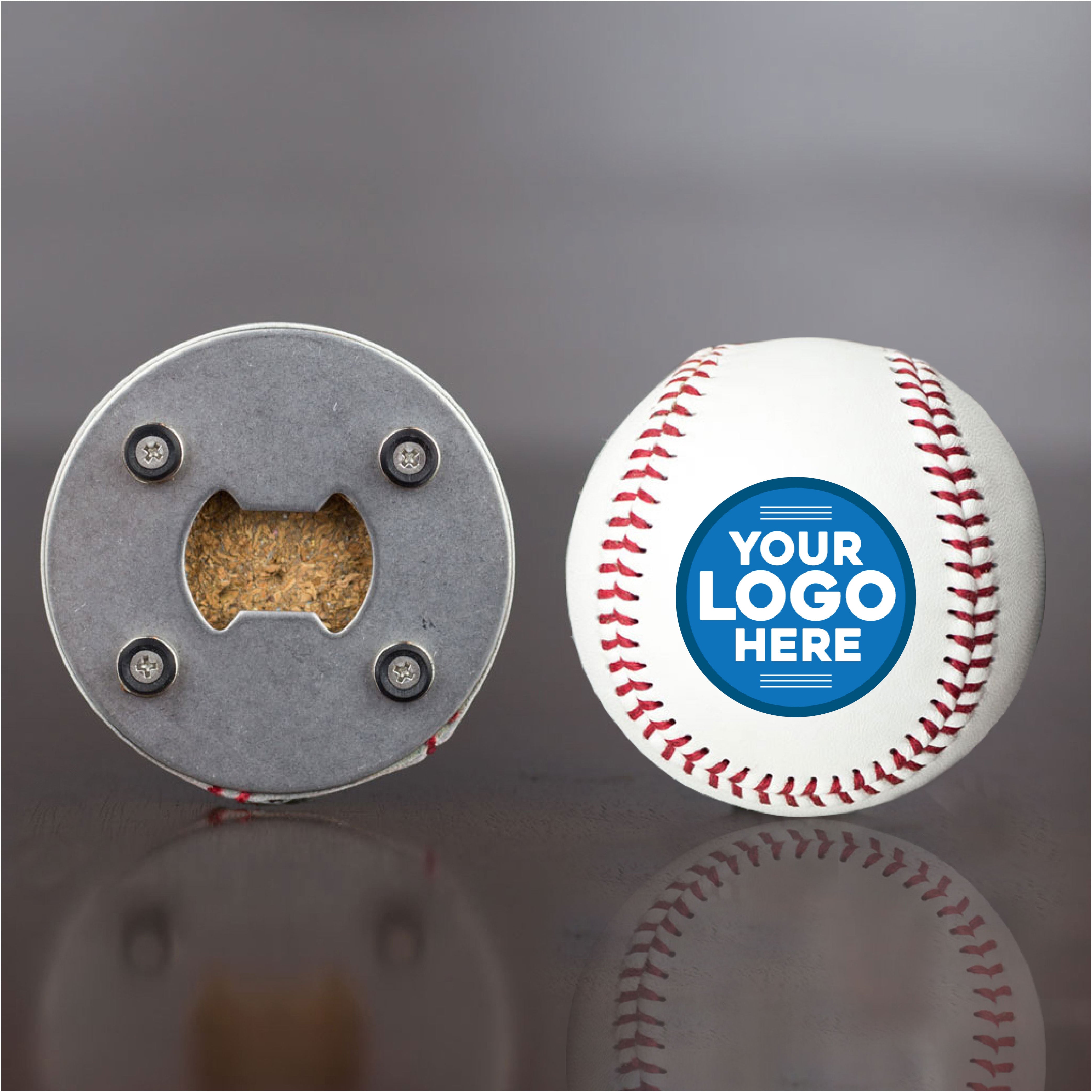 ら*ら様 MLB 野球ボール ボトルオープナー Baseball Bottle Opener, Custom Team Logo, Made from a Real