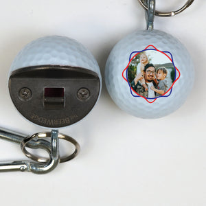 Golf Bottle Opener with Photo Design