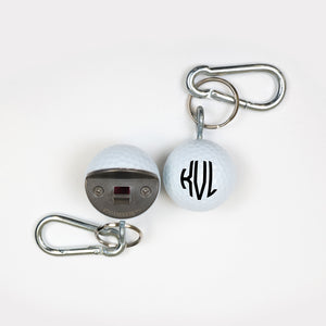 Golf Bottle Opener with Monogram Design