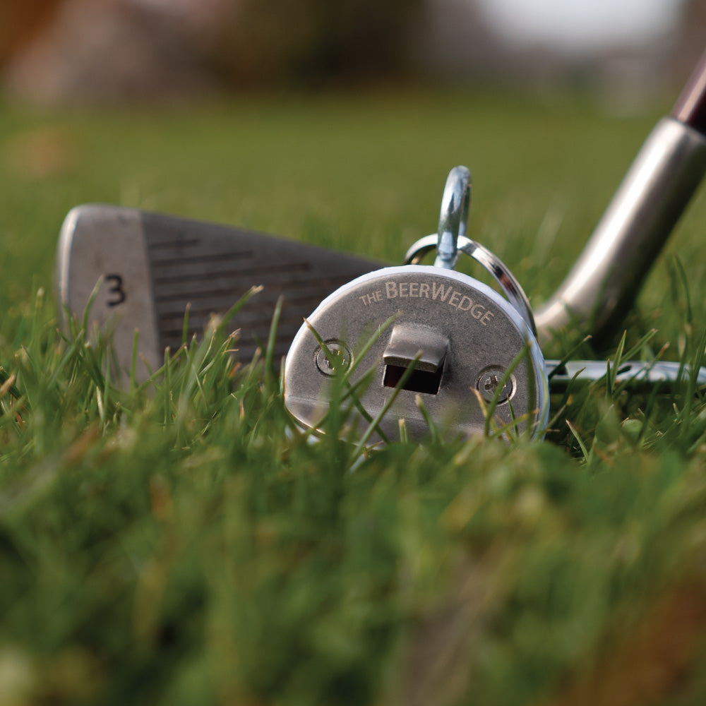 The Beer Wedge on the Golf Green