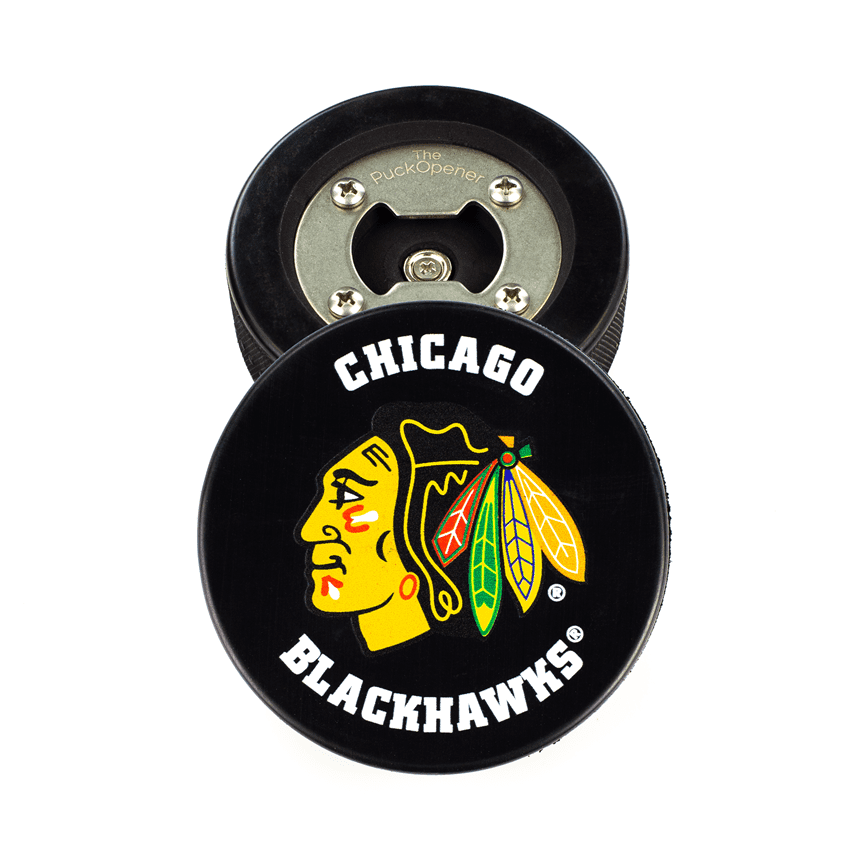 Chicago Blackhawks Team Logo Official Basic Souvenir NHL Hockey Game Puck  NIB