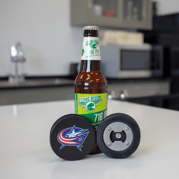 Columbus Blue Jackets, Hockey Puck Bottle Opener