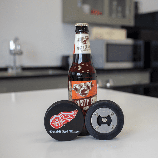 Detroit Red Wings, Hockey Puck Bottle Opener