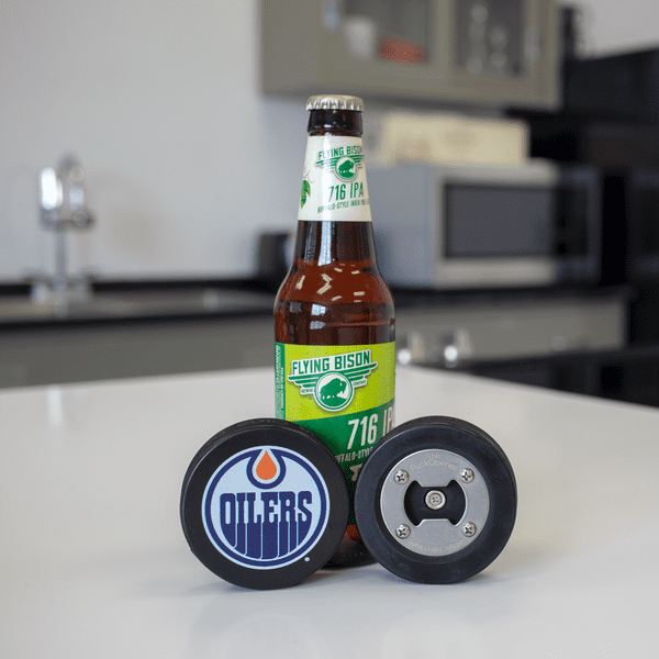 Edmonton Oilers, Hockey Puck Bottle Opener